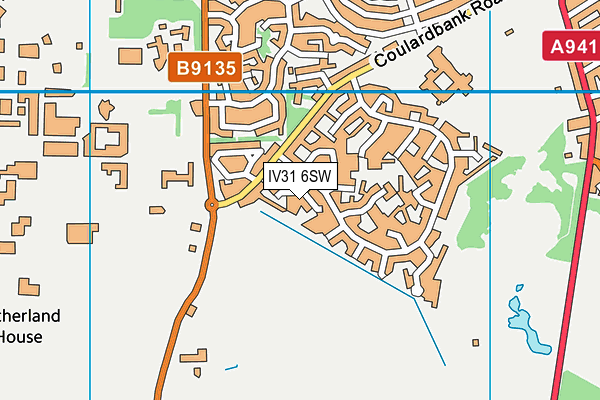 IV31 6SW map - OS VectorMap District (Ordnance Survey) IV31 6SW map - OS VectorMap District (Ordnance Survey)