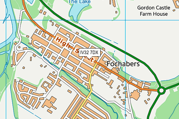 IV32 7DX map - OS VectorMap District (Ordnance Survey) IV32 7DX map - OS VectorMap District (Ordnance Survey)