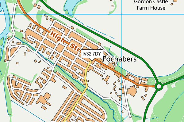 IV32 7DY map - OS VectorMap District (Ordnance Survey) IV32 7DY map - OS VectorMap District (Ordnance Survey)
