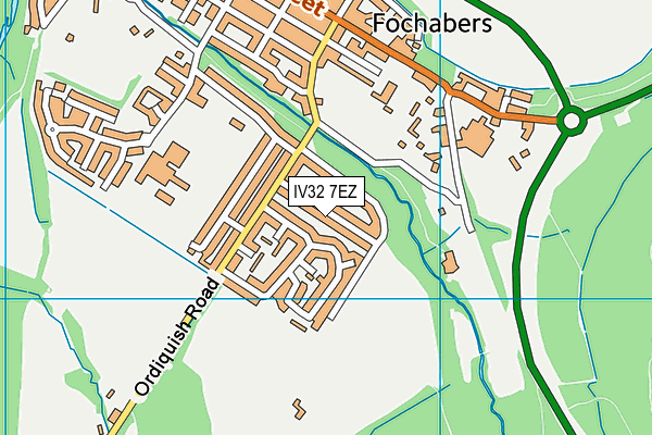 IV32 7EZ map - OS VectorMap District (Ordnance Survey) IV32 7EZ map - OS VectorMap District (Ordnance Survey)