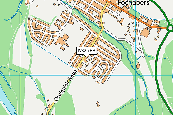 IV32 7HB map - OS VectorMap District (Ordnance Survey) IV32 7HB map - OS VectorMap District (Ordnance Survey)