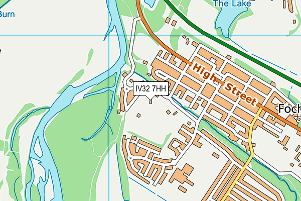 IV32 7HH map - OS VectorMap District (Ordnance Survey) IV32 7HH map - OS VectorMap District (Ordnance Survey)