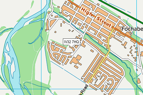 IV32 7HQ map - OS VectorMap District (Ordnance Survey) IV32 7HQ map - OS VectorMap District (Ordnance Survey)