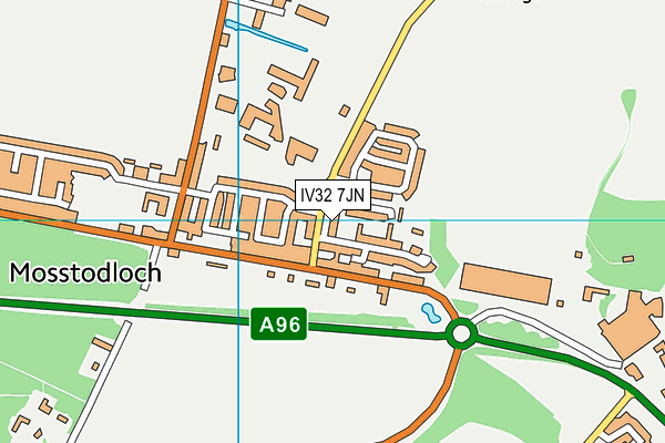 IV32 7JN map - OS VectorMap District (Ordnance Survey) IV32 7JN map - OS VectorMap District (Ordnance Survey)