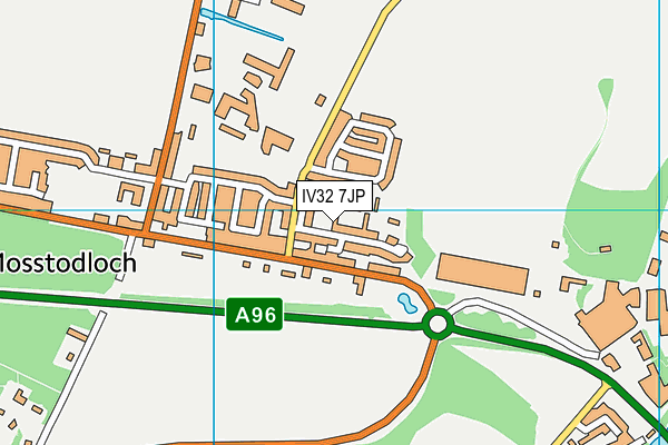IV32 7JP map - OS VectorMap District (Ordnance Survey) IV32 7JP map - OS VectorMap District (Ordnance Survey)