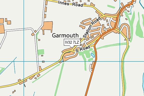 IV32 7LZ map - OS VectorMap District (Ordnance Survey) IV32 7LZ map - OS VectorMap District (Ordnance Survey)
