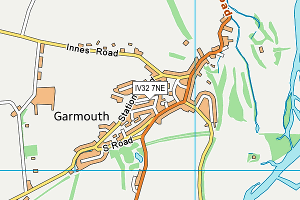 IV32 7NE map - OS VectorMap District (Ordnance Survey) IV32 7NE map - OS VectorMap District (Ordnance Survey)