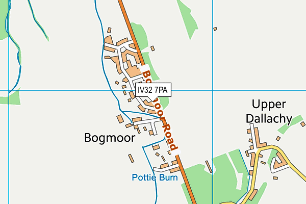 IV32 7PA map - OS VectorMap District (Ordnance Survey) IV32 7PA map - OS VectorMap District (Ordnance Survey)