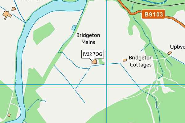 IV32 7QG map - OS VectorMap District (Ordnance Survey) IV32 7QG map - OS VectorMap District (Ordnance Survey)
