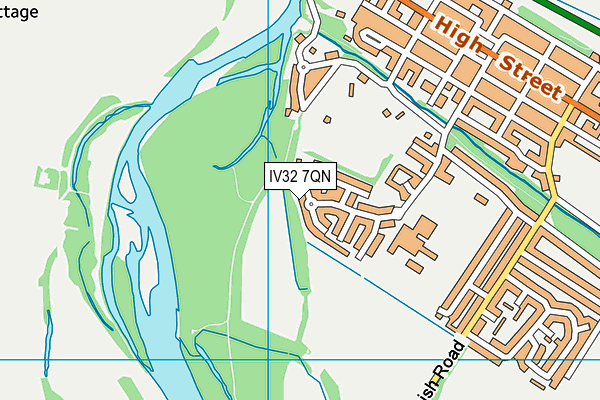 IV32 7QN map - OS VectorMap District (Ordnance Survey) IV32 7QN map - OS VectorMap District (Ordnance Survey)
