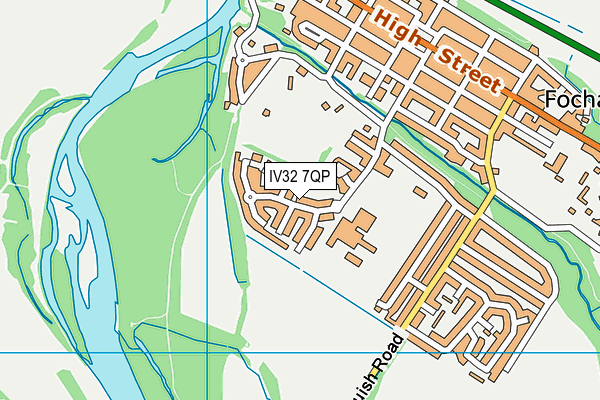IV32 7QP map - OS VectorMap District (Ordnance Survey) IV32 7QP map - OS VectorMap District (Ordnance Survey)