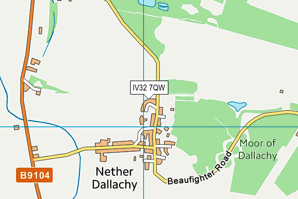 IV32 7QW map - OS VectorMap District (Ordnance Survey) IV32 7QW map - OS VectorMap District (Ordnance Survey)