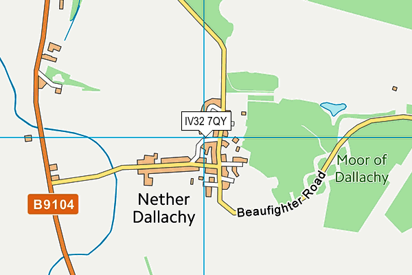 IV32 7QY map - OS VectorMap District (Ordnance Survey) IV32 7QY map - OS VectorMap District (Ordnance Survey)