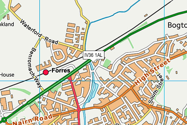 IV36 1AL map - OS VectorMap District (Ordnance Survey) IV36 1AL map - OS VectorMap District (Ordnance Survey)