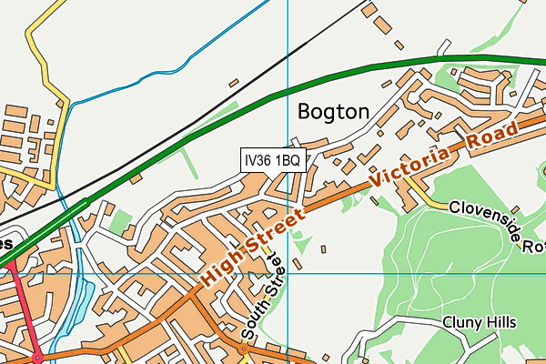 IV36 1BQ map - OS VectorMap District (Ordnance Survey) IV36 1BQ map - OS VectorMap District (Ordnance Survey)