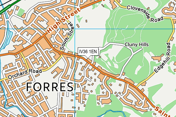 IV36 1EN map - OS VectorMap District (Ordnance Survey) IV36 1EN map - OS VectorMap District (Ordnance Survey)