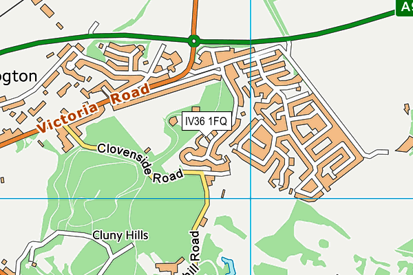 IV36 1FQ map - OS VectorMap District (Ordnance Survey) IV36 1FQ map - OS VectorMap District (Ordnance Survey)