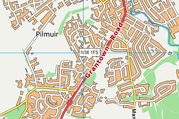 IV36 1FS map - OS VectorMap District (Ordnance Survey) IV36 1FS map - OS VectorMap District (Ordnance Survey)