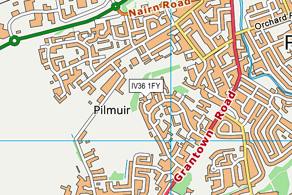 IV36 1FY map - OS VectorMap District (Ordnance Survey) IV36 1FY map - OS VectorMap District (Ordnance Survey)