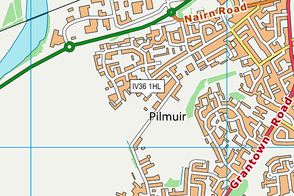 IV36 1HL map - OS VectorMap District (Ordnance Survey) IV36 1HL map - OS VectorMap District (Ordnance Survey)