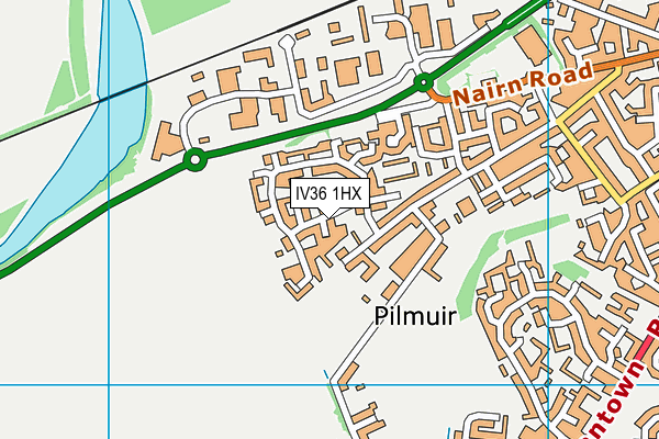 IV36 1HX map - OS VectorMap District (Ordnance Survey) IV36 1HX map - OS VectorMap District (Ordnance Survey)