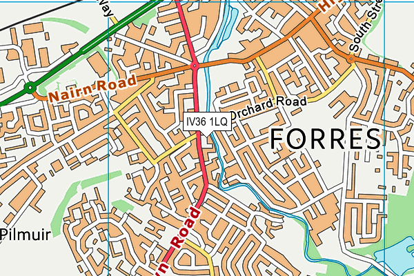 IV36 1LQ map - OS VectorMap District (Ordnance Survey) IV36 1LQ map - OS VectorMap District (Ordnance Survey)
