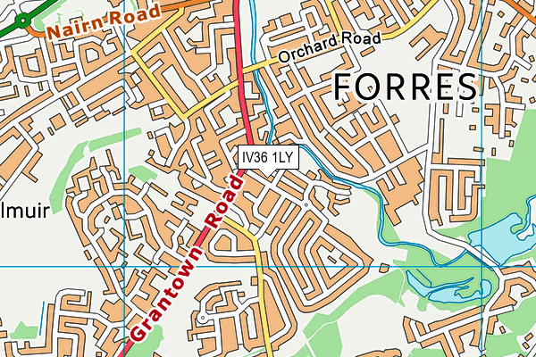 IV36 1LY map - OS VectorMap District (Ordnance Survey) IV36 1LY map - OS VectorMap District (Ordnance Survey)