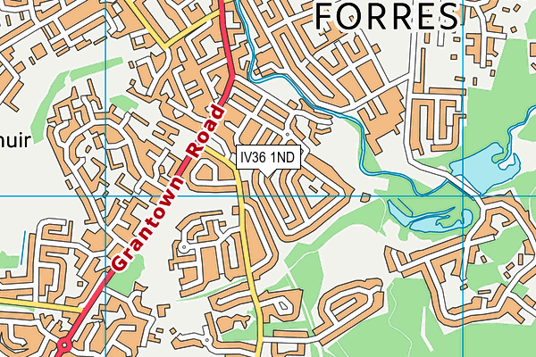 IV36 1ND map - OS VectorMap District (Ordnance Survey) IV36 1ND map - OS VectorMap District (Ordnance Survey)