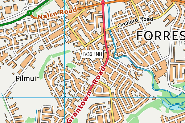 IV36 1NH map - OS VectorMap District (Ordnance Survey) IV36 1NH map - OS VectorMap District (Ordnance Survey)