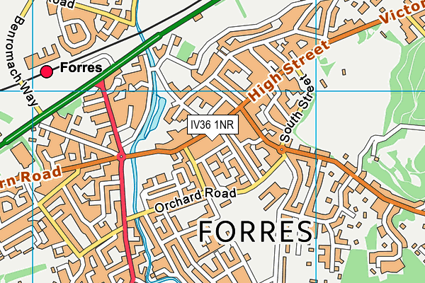 IV36 1NR map - OS VectorMap District (Ordnance Survey) IV36 1NR map - OS VectorMap District (Ordnance Survey)