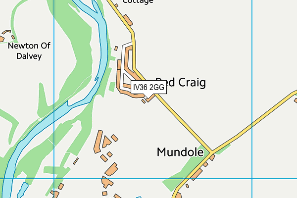 IV36 2GG map - OS VectorMap District (Ordnance Survey) IV36 2GG map - OS VectorMap District (Ordnance Survey)