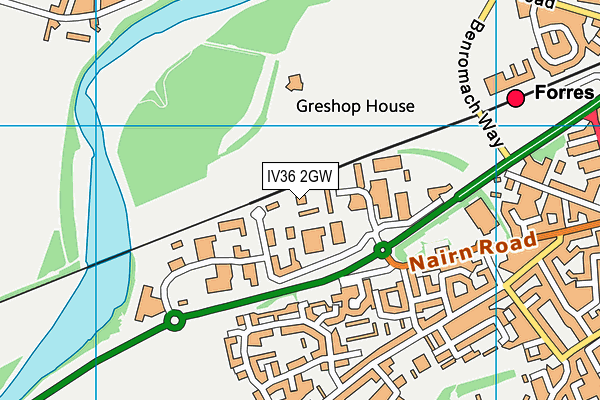 IV36 2GW map - OS VectorMap District (Ordnance Survey) IV36 2GW map - OS VectorMap District (Ordnance Survey)