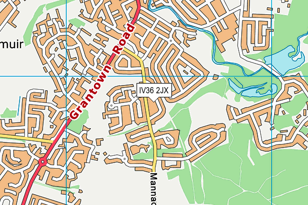 IV36 2JX map - OS VectorMap District (Ordnance Survey) IV36 2JX map - OS VectorMap District (Ordnance Survey)