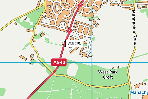 IV36 2PN map - OS VectorMap District (Ordnance Survey) IV36 2PN map - OS VectorMap District (Ordnance Survey)