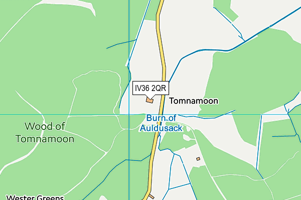 IV36 2QR map - OS VectorMap District (Ordnance Survey) IV36 2QR map - OS VectorMap District (Ordnance Survey)