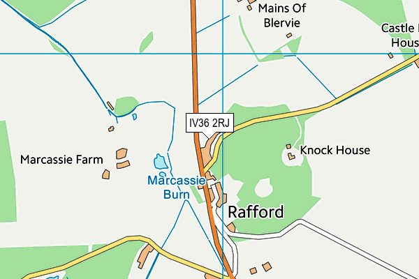 IV36 2RJ map - OS VectorMap District (Ordnance Survey) IV36 2RJ map - OS VectorMap District (Ordnance Survey)