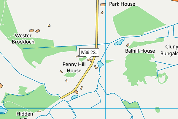 IV36 2SJ map - OS VectorMap District (Ordnance Survey) IV36 2SJ map - OS VectorMap District (Ordnance Survey)