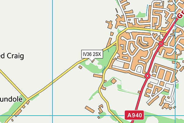 IV36 2SX map - OS VectorMap District (Ordnance Survey) IV36 2SX map - OS VectorMap District (Ordnance Survey)