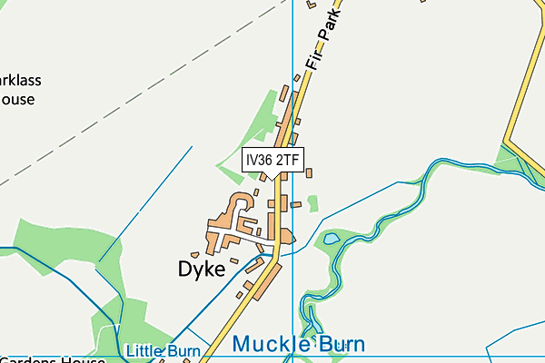 IV36 2TF map - OS VectorMap District (Ordnance Survey) IV36 2TF map - OS VectorMap District (Ordnance Survey)