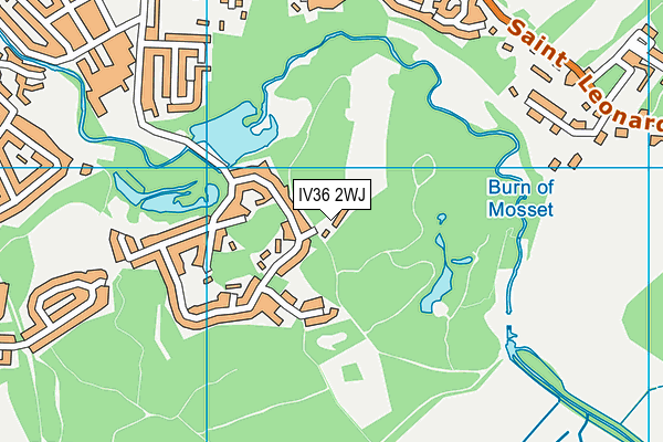 IV36 2WJ map - OS VectorMap District (Ordnance Survey) IV36 2WJ map - OS VectorMap District (Ordnance Survey)