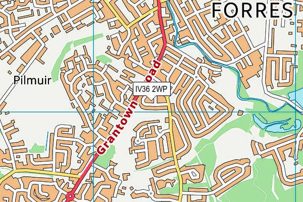 IV36 2WP map - OS VectorMap District (Ordnance Survey) IV36 2WP map - OS VectorMap District (Ordnance Survey)