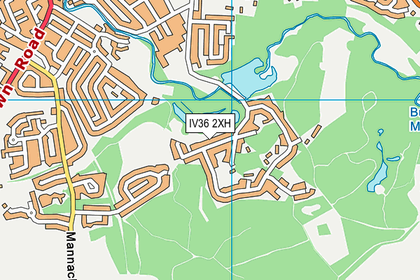 IV36 2XH map - OS VectorMap District (Ordnance Survey) IV36 2XH map - OS VectorMap District (Ordnance Survey)