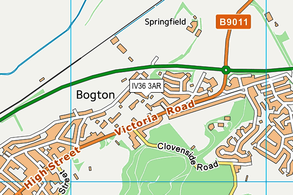 IV36 3AR map - OS VectorMap District (Ordnance Survey) IV36 3AR map - OS VectorMap District (Ordnance Survey)