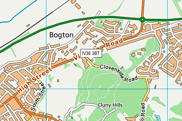 IV36 3BT map - OS VectorMap District (Ordnance Survey) IV36 3BT map - OS VectorMap District (Ordnance Survey)