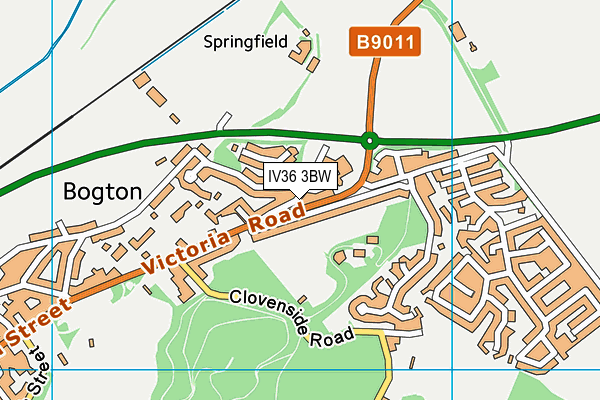 IV36 3BW map - OS VectorMap District (Ordnance Survey) IV36 3BW map - OS VectorMap District (Ordnance Survey)
