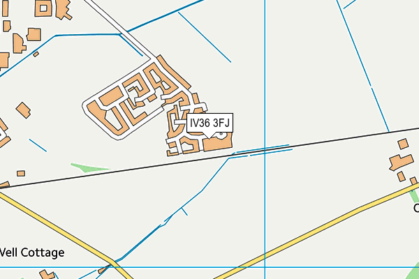 IV36 3FJ map - OS VectorMap District (Ordnance Survey) IV36 3FJ map - OS VectorMap District (Ordnance Survey)