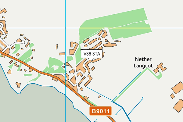 IV36 3TA map - OS VectorMap District (Ordnance Survey) IV36 3TA map - OS VectorMap District (Ordnance Survey)