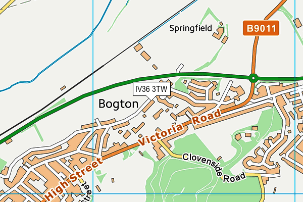 IV36 3TW map - OS VectorMap District (Ordnance Survey) IV36 3TW map - OS VectorMap District (Ordnance Survey)