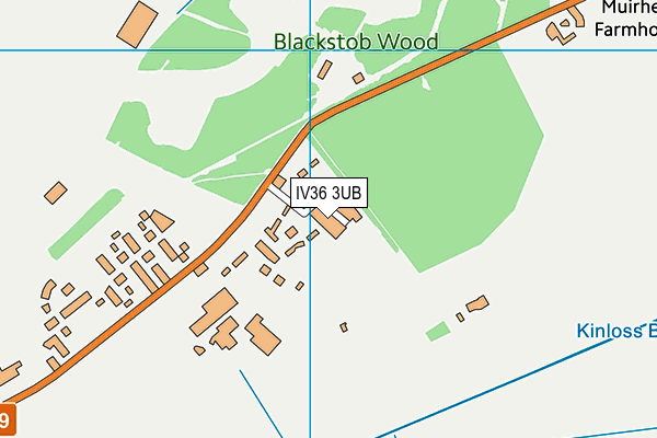 IV36 3UB map - OS VectorMap District (Ordnance Survey) IV36 3UB map - OS VectorMap District (Ordnance Survey)