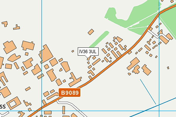 IV36 3UL map - OS VectorMap District (Ordnance Survey) IV36 3UL map - OS VectorMap District (Ordnance Survey)